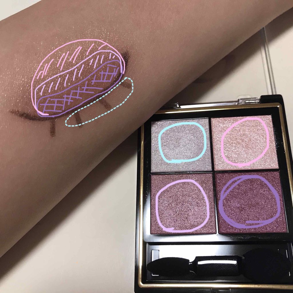 リアルクローズシャドウ/excel/アイシャドウパレットを使ったクチコミ(3枚目)