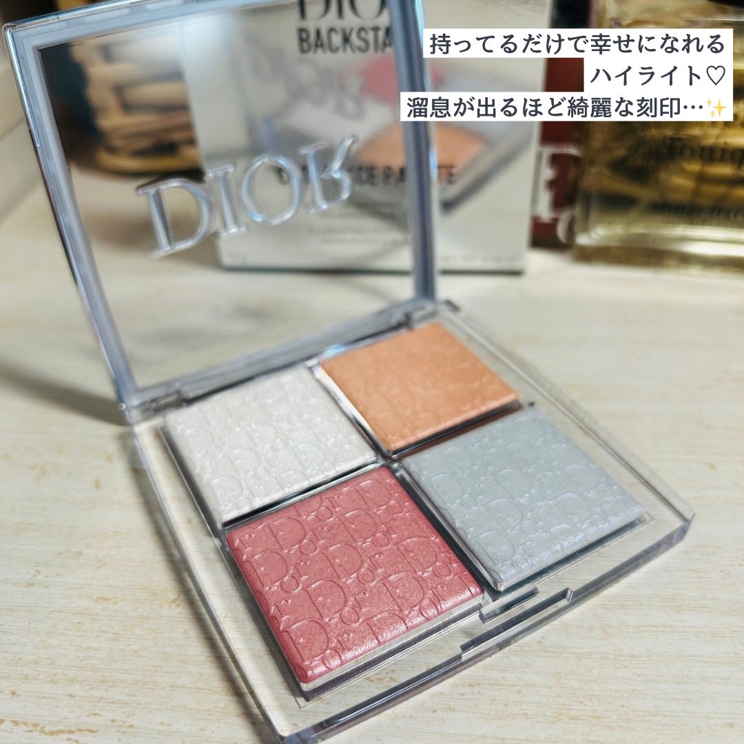 ディオール バックステージ フェイス グロウ パレット/Dior/ハイライトを使ったクチコミ(3枚目)