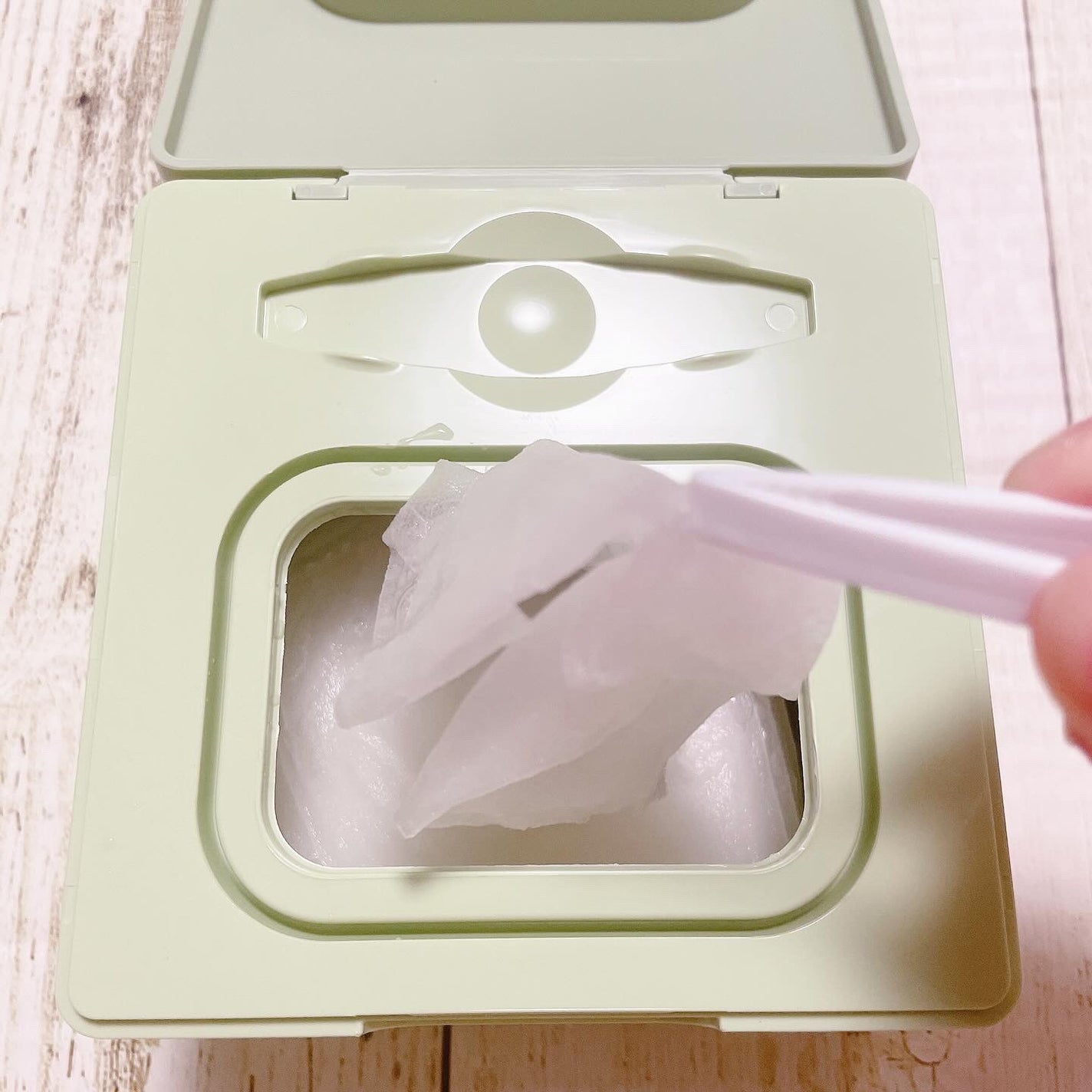 Thanks Berry グリーンティーシートマスク/manyo/シートマスク・パックを使ったクチコミ(4枚目)