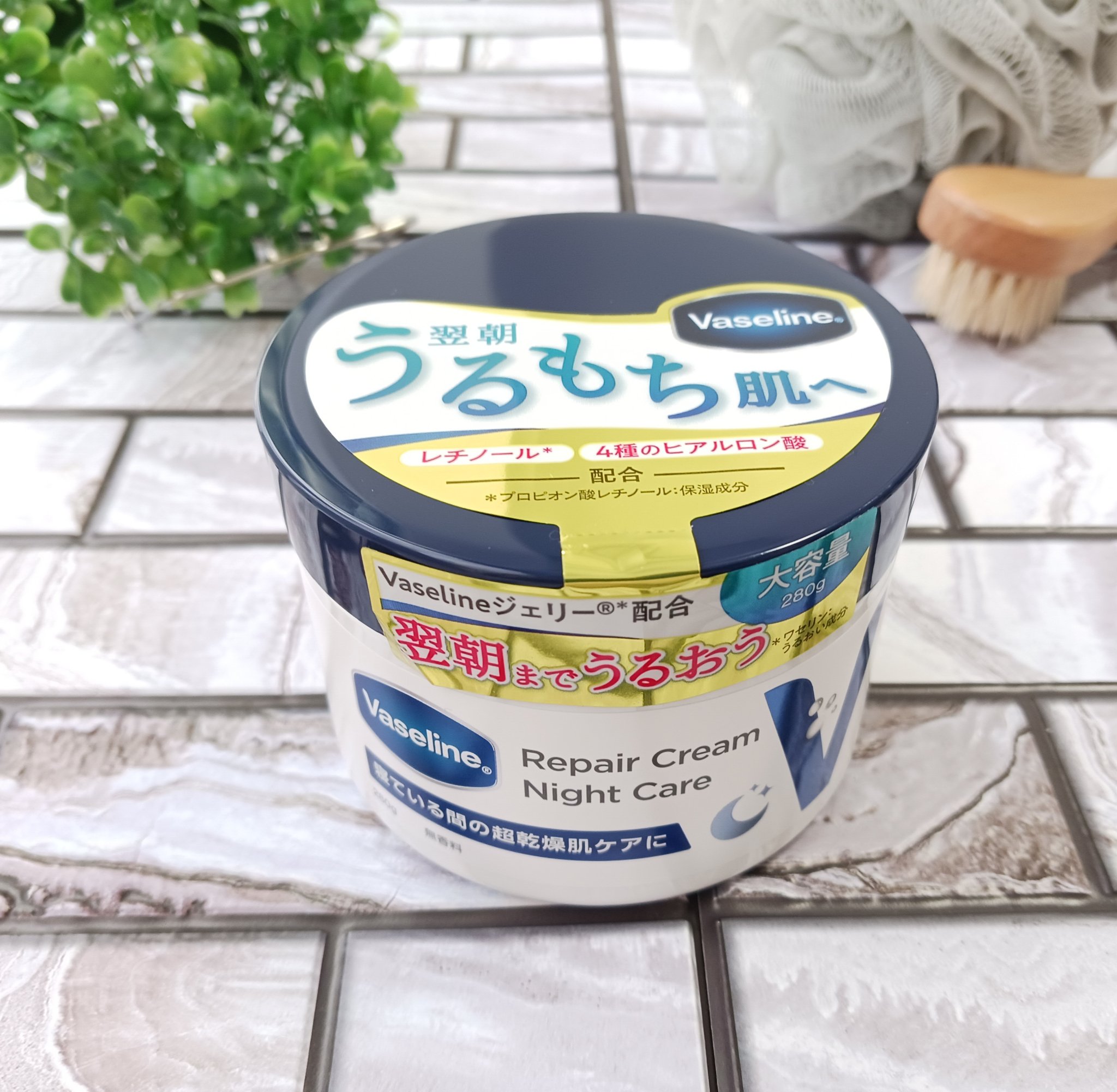 ヴァセリンリペアクリームナイトケア/ヴァセリン/ボディクリームを使ったクチコミ（1枚目）