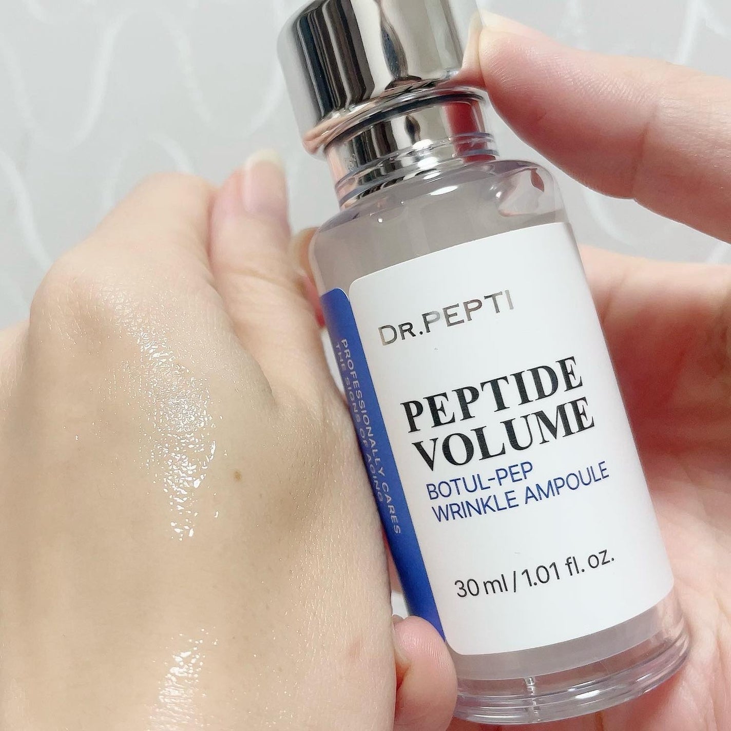 PEPTIDE VOLUME BOTUL-PEP WRINKLE AMPOULE /DR.PEPTI/美容液を使ったクチコミ(3枚目)