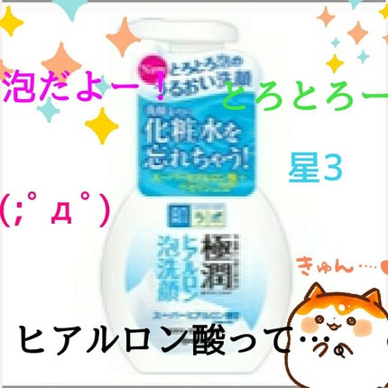極潤 ヒアルロン泡洗顔/肌ラボ/泡洗顔を使ったクチコミ(1枚目)