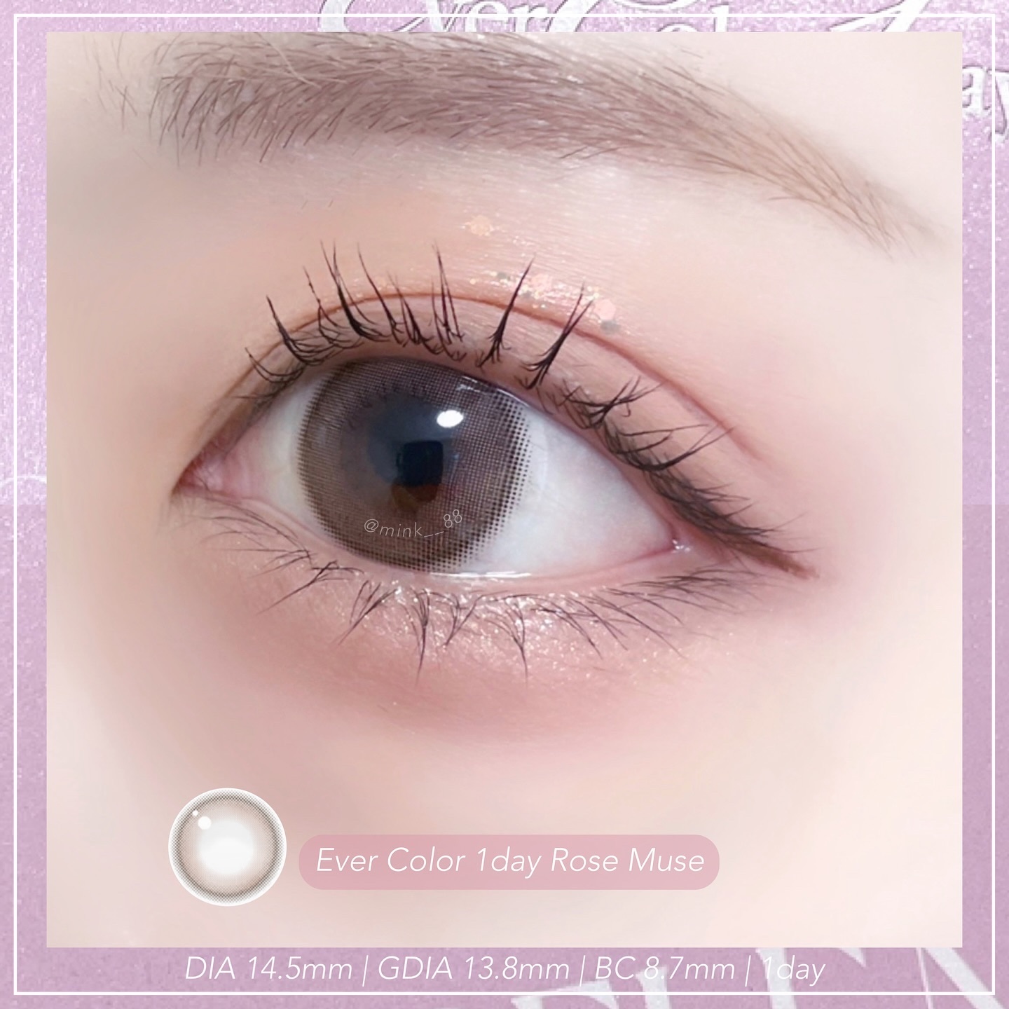エバーカラーワンデーナチュラル モイストレーベルUV/エバーカラー/ワンデー（１DAY）カラコンを使ったクチコミ（3枚目）