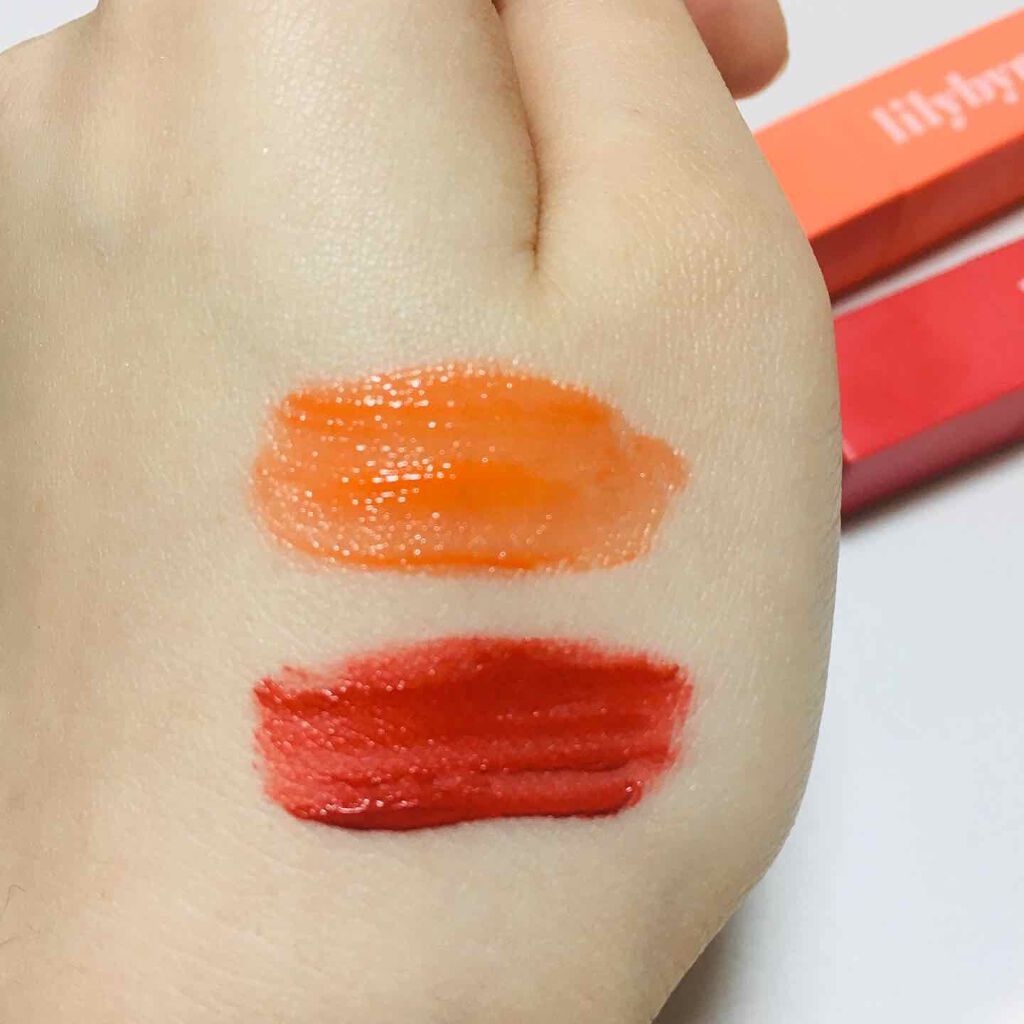ブラッディライアー コーティングティント/lilybyred/リップティントを使ったクチコミ（2枚目）