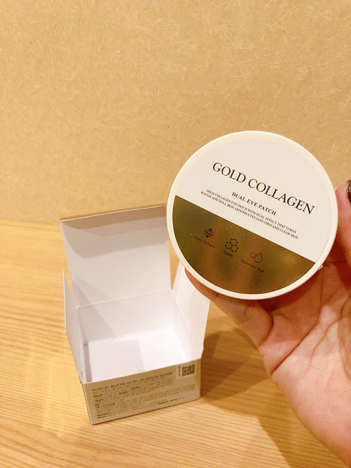 GOLD COLLAGEN DUAL EYE PATCH/SNP/アイケア・アイクリームを使ったクチコミ（2枚目）