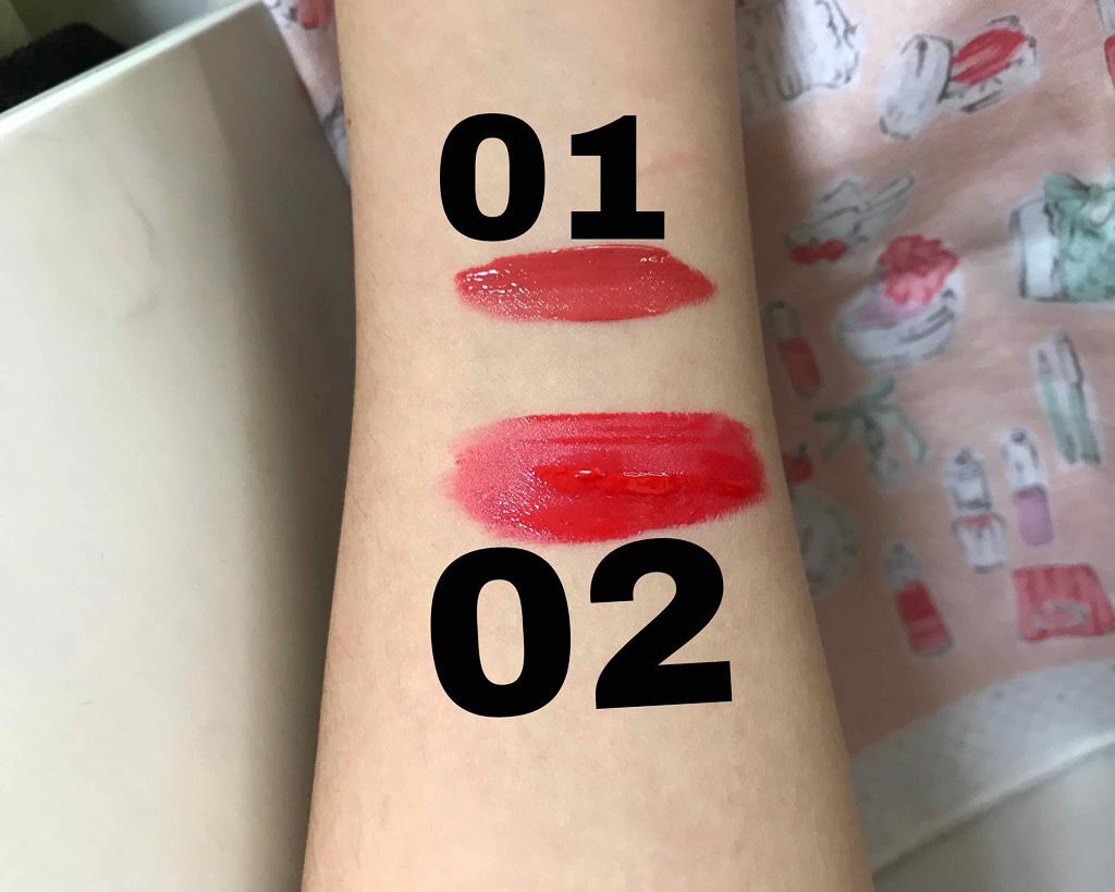 リップティントマット/キャンメイク/リップグロスを使ったクチコミ（2枚目）