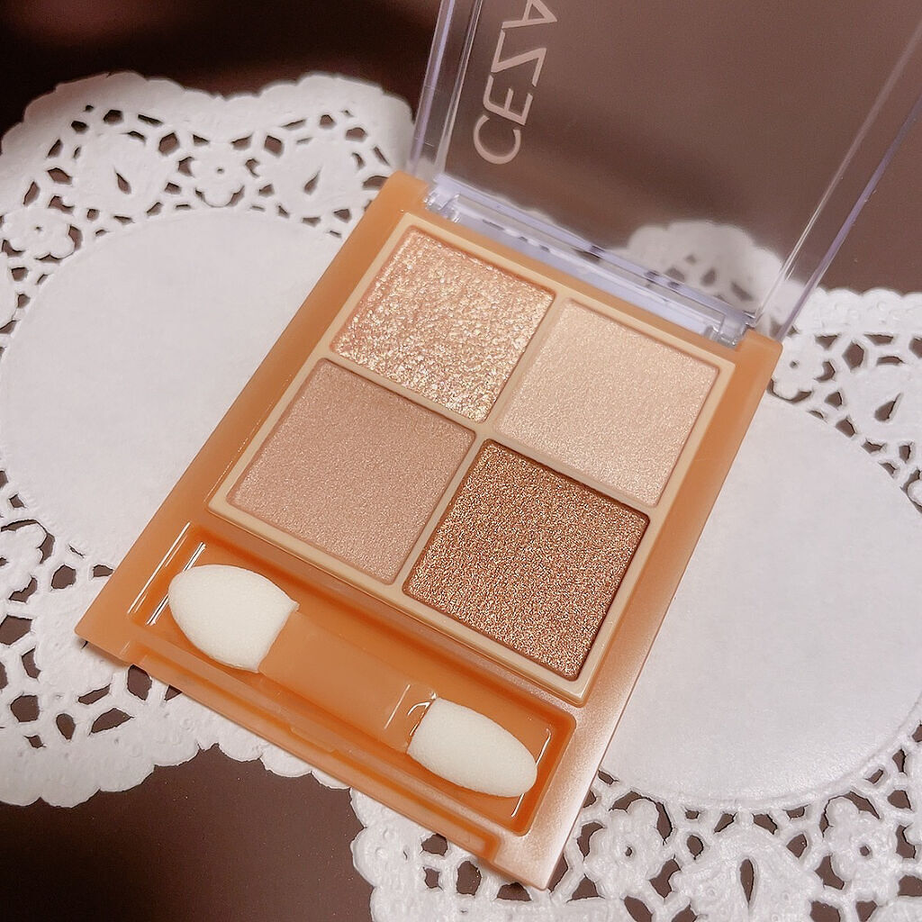 ベージュトーンアイシャドウ/CEZANNE/アイシャドウパレットを使ったクチコミ（2枚目）