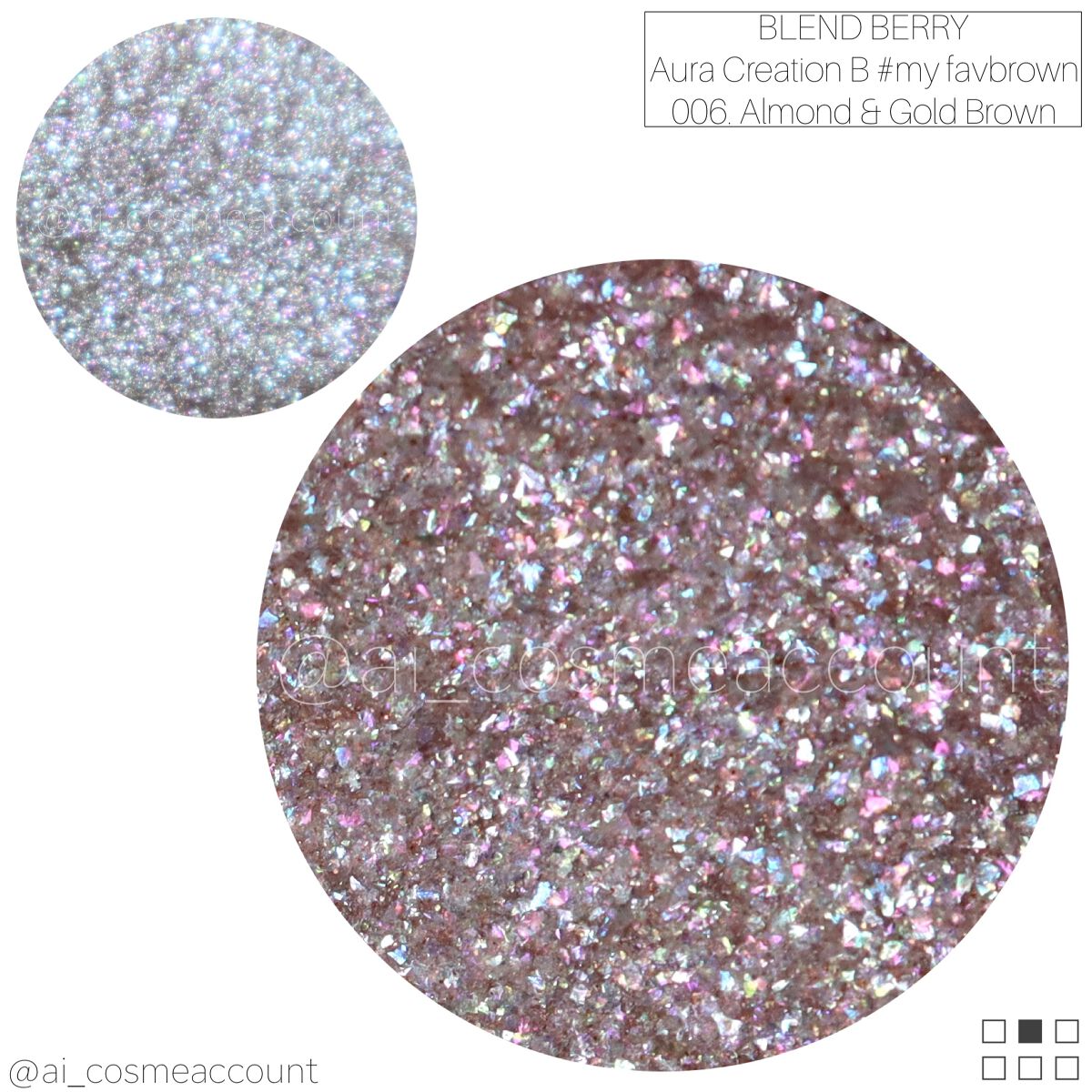 オーラクリエイション/BLEND BERRY/アイシャドウパレットを使ったクチコミ(3枚目)