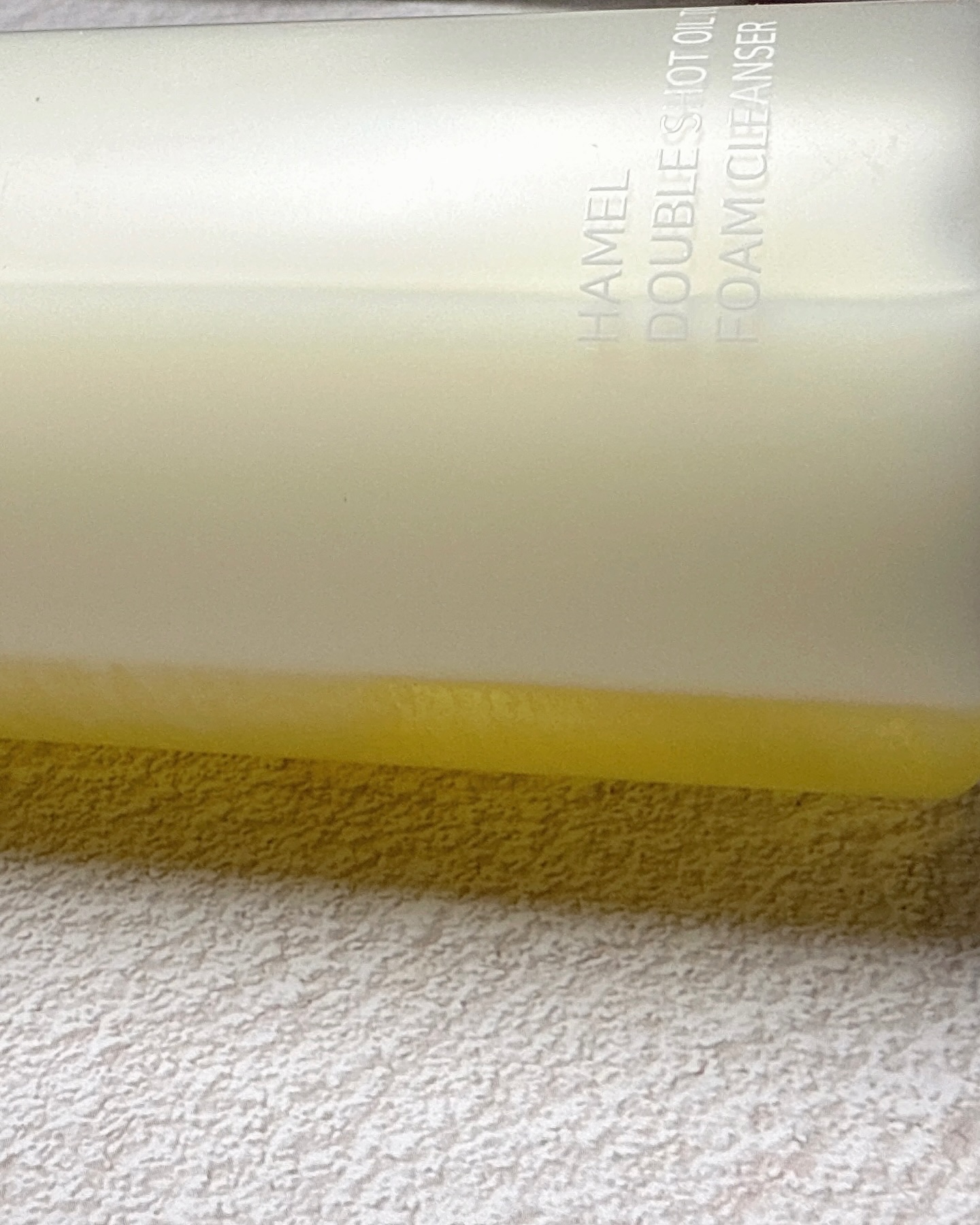 ダブルショットオイルトゥーフォームクレンザー/HAMEL/オイルクレンジングを使ったクチコミ（3枚目）