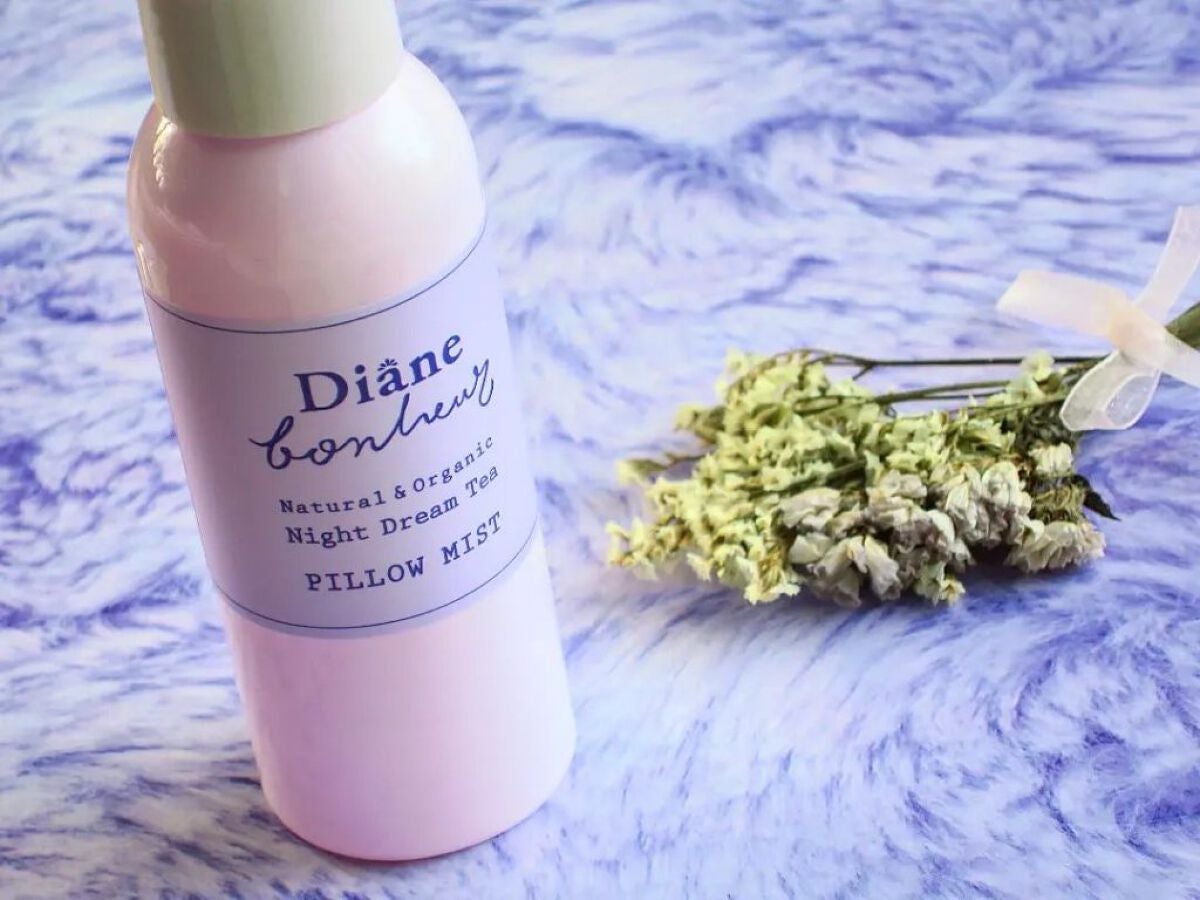 ダイアンボヌール おやすみピローミスト ナイトドリームティーの香り/ダイアン/ファブリックミストを使ったクチコミ(4枚目)