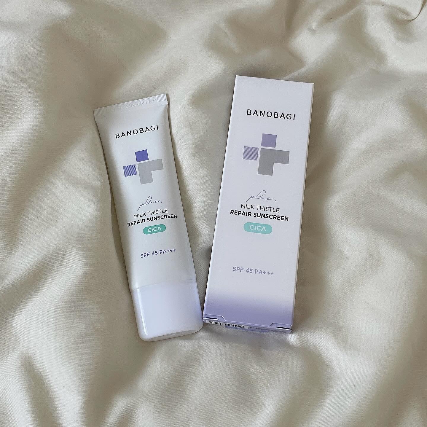 ミルクシスルリペアシカサンスクリーンプラス/BANOBAGI/日焼け止めミルクを使ったクチコミ（3枚目）