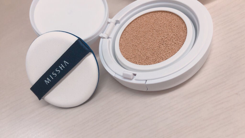 M クッション ファンデーション(モイスチャー)/MISSHA/クッションファンデーションを使ったクチコミ(2枚目)