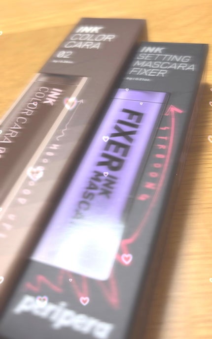 ペリペラ インク セッティング マスカラ フィクサー/PERIPERA/マスカラ下地を使ったクチコミ(1枚目)