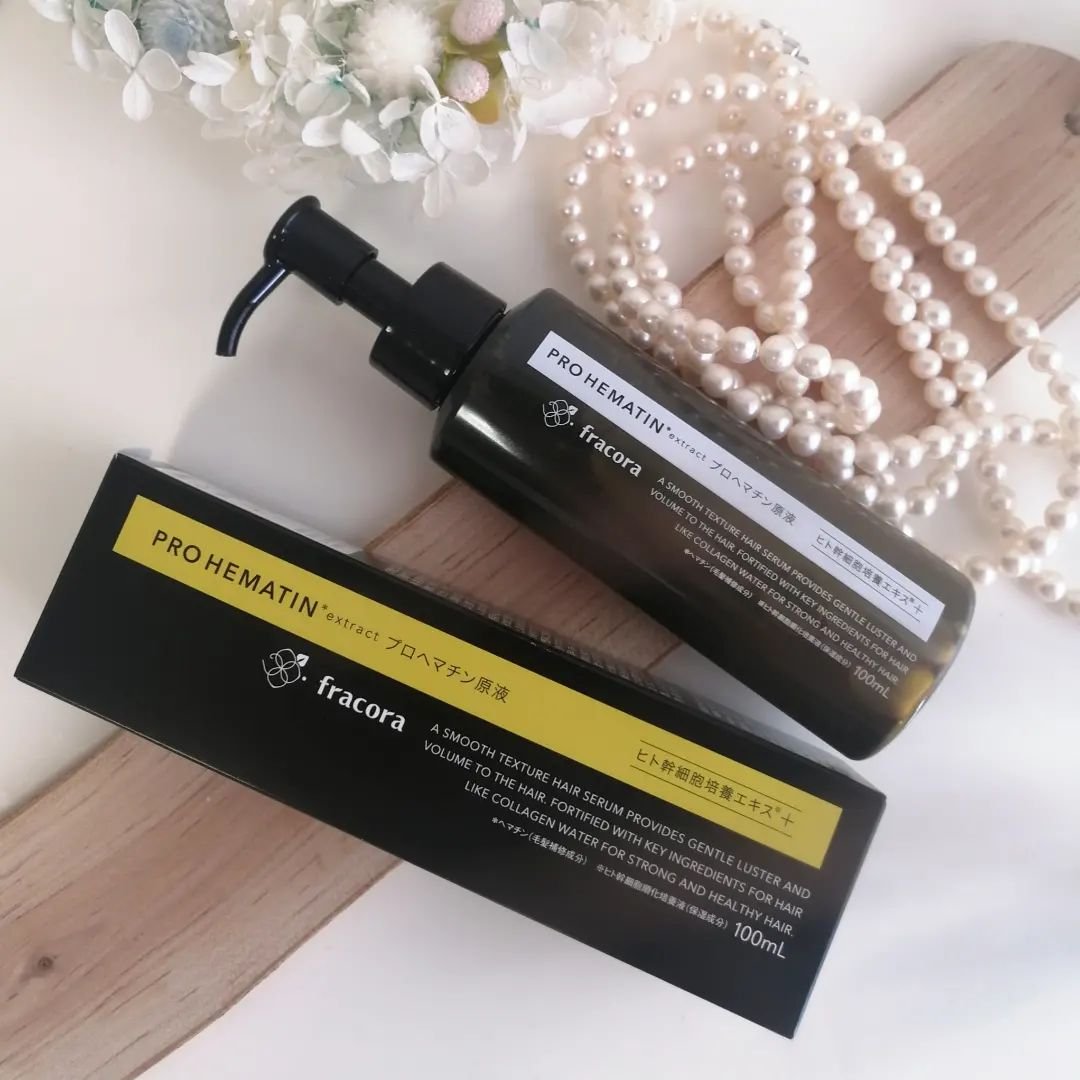 プロヘマチン原液 ヒト幹細胞培養エキス＋/fracora/洗い流すヘアトリートメントを使ったクチコミ（1枚目）
