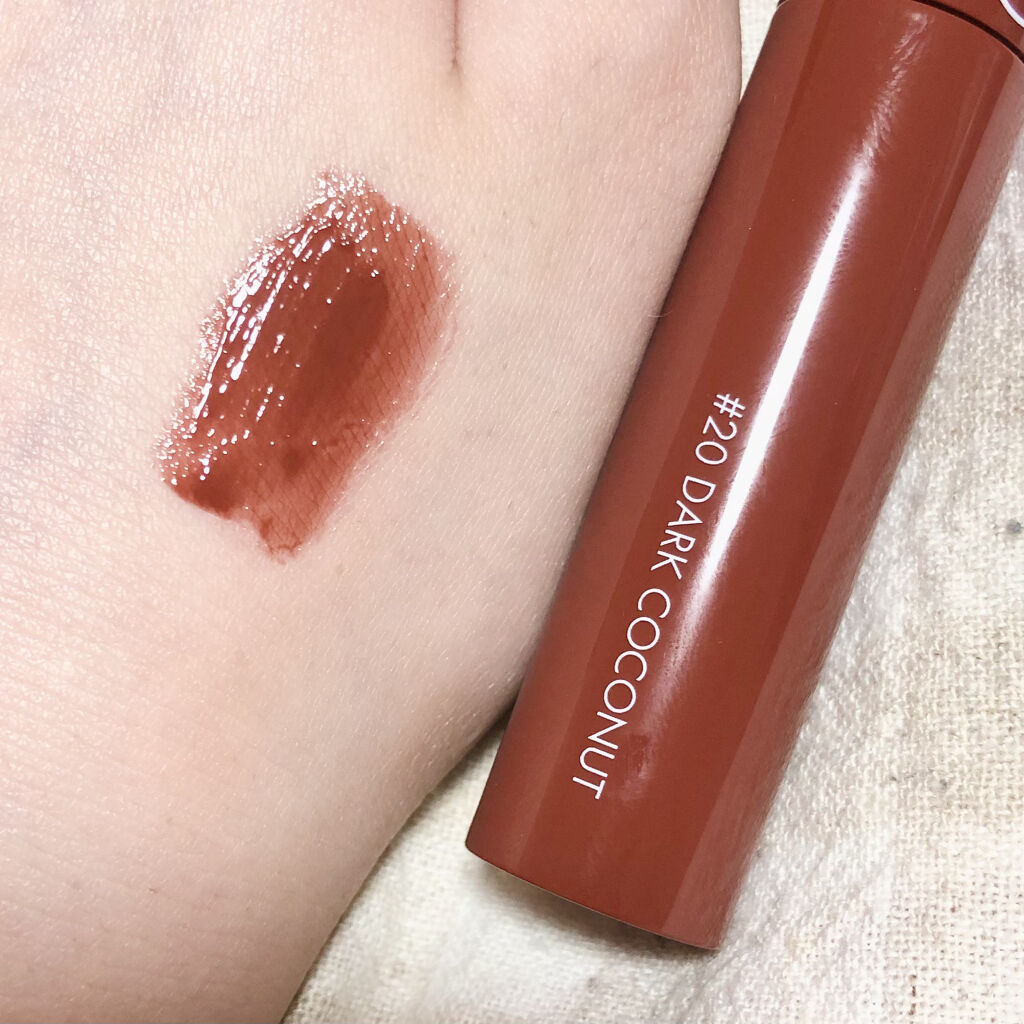 ジューシーラスティングティント/rom&nd/リップティントを使ったクチコミ（1枚目）