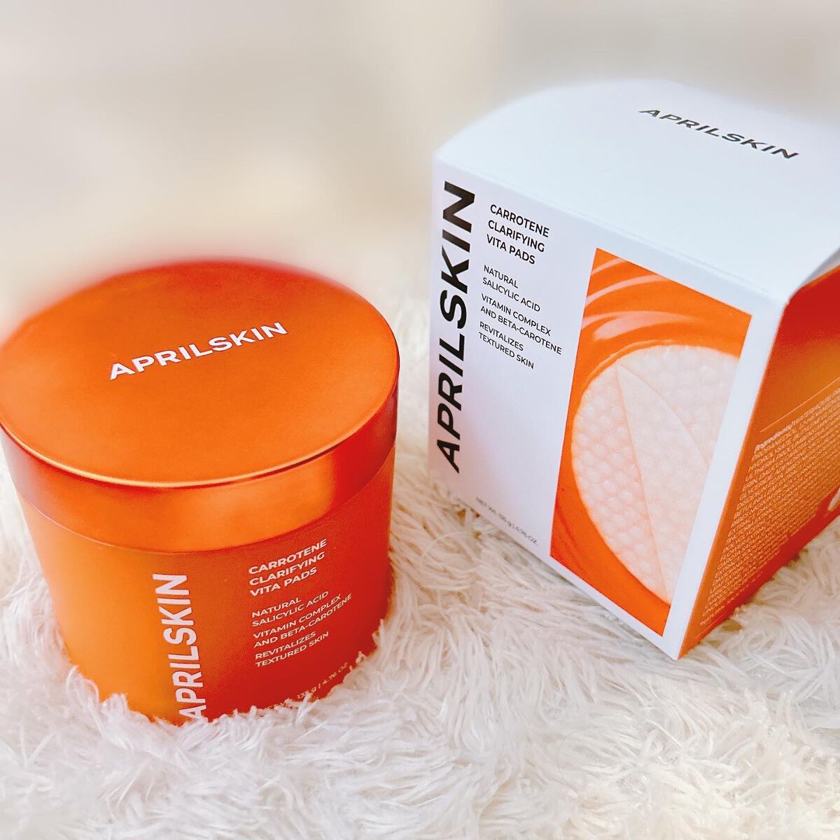 リアルカロテンブレミッシュクリアビタパッド/APRILSKIN/トナーパッドを使ったクチコミ(1枚目)