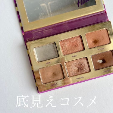 tarte tartelette flirtのクチコミ「#使い切りコスメ 今年16個目！

tarte
flirt palette "gaze"

去.....」（1枚目）