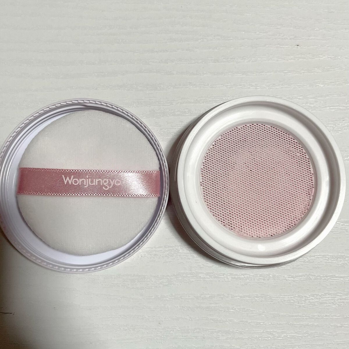 ウォンジョンヨ フィクシングブラーパウダー N/Wonjungyo/ルースパウダーを使ったクチコミ（3枚目）