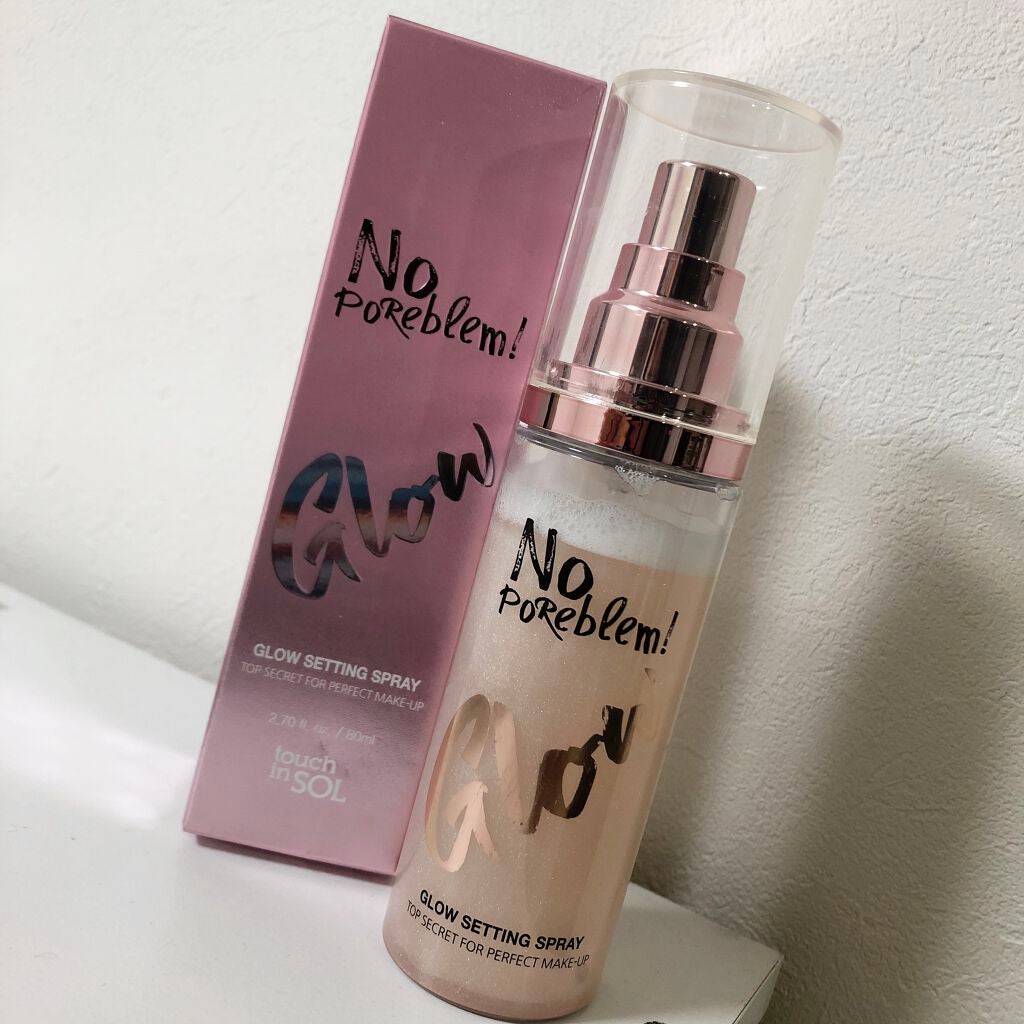 ノー ポアブレム グロウ セッティング スプレー/touch in SOL /ミスト状化粧水を使ったクチコミ(1枚目)
