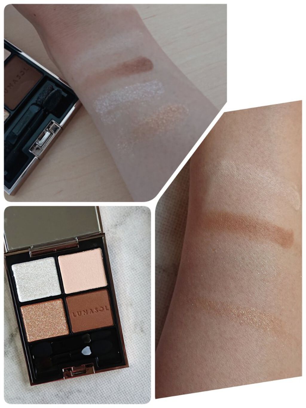 アイカラーレーション/LUNASOL/アイシャドウパレットを使ったクチコミ（2枚目）
