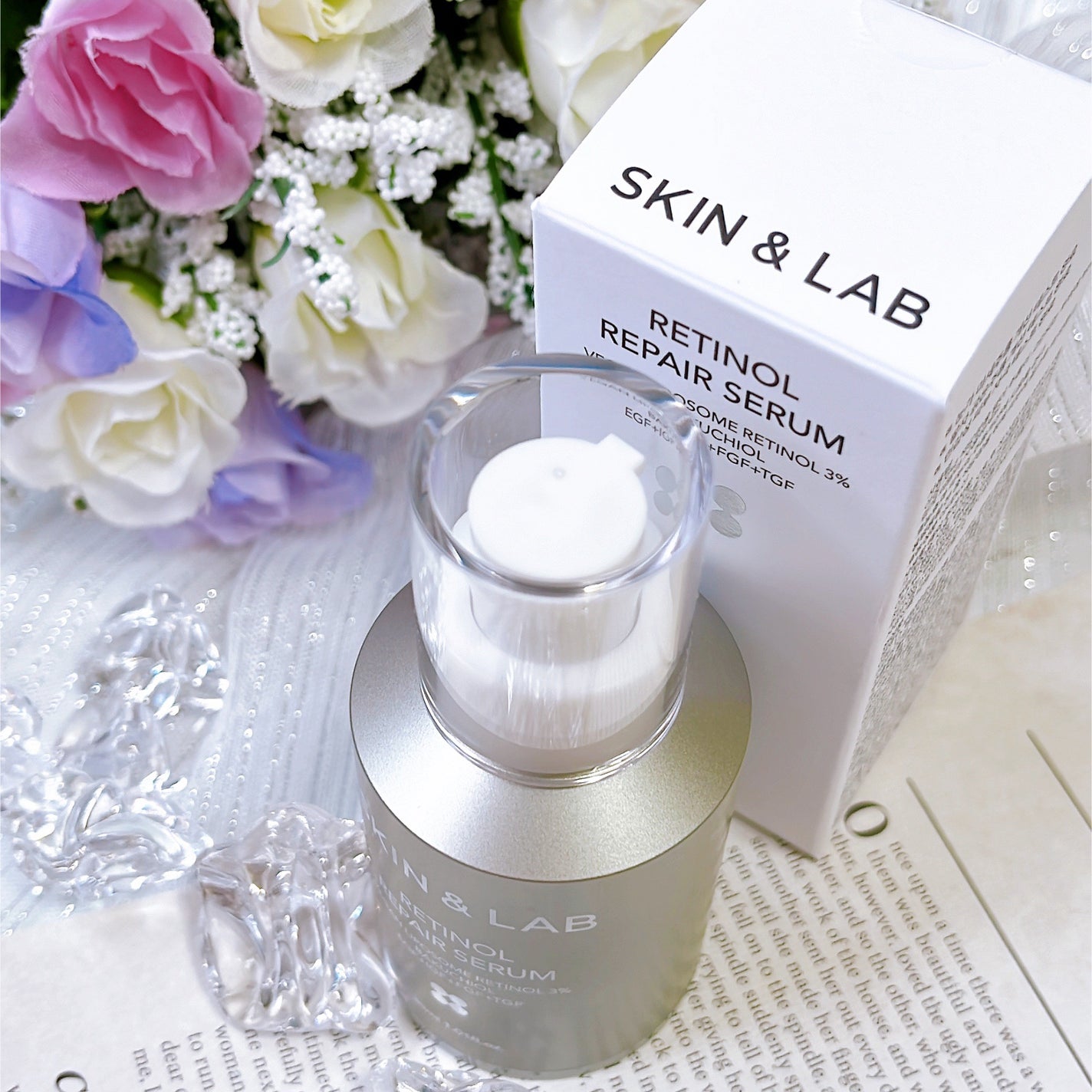 ヴィーガンリポソームレチノールセラム/SKIN&LAB/美容液を使ったクチコミ(4枚目)