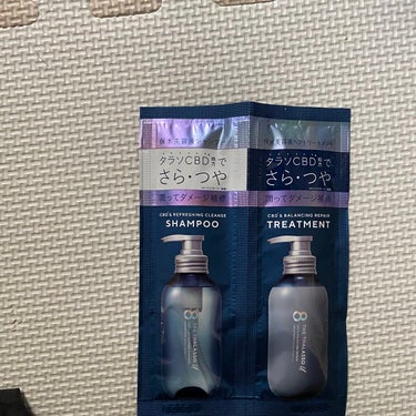 エイトザタラソ ユー CBD＆リフレッシング クレンズ 美容液シャンプー／CBD＆バランシング ダメージリペア 美容液ヘアトリートメント/エイトザタラソ/シャンプー・コンディショナーを使ったクチコミ（1枚目）