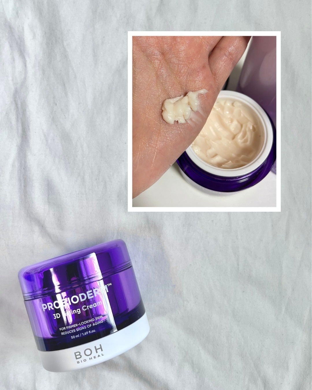 バイオヒールボ プロバイオダーム 3Dリフティングクリーム/BIOHEAL BOH/フェイスクリームを使ったクチコミ(2枚目)