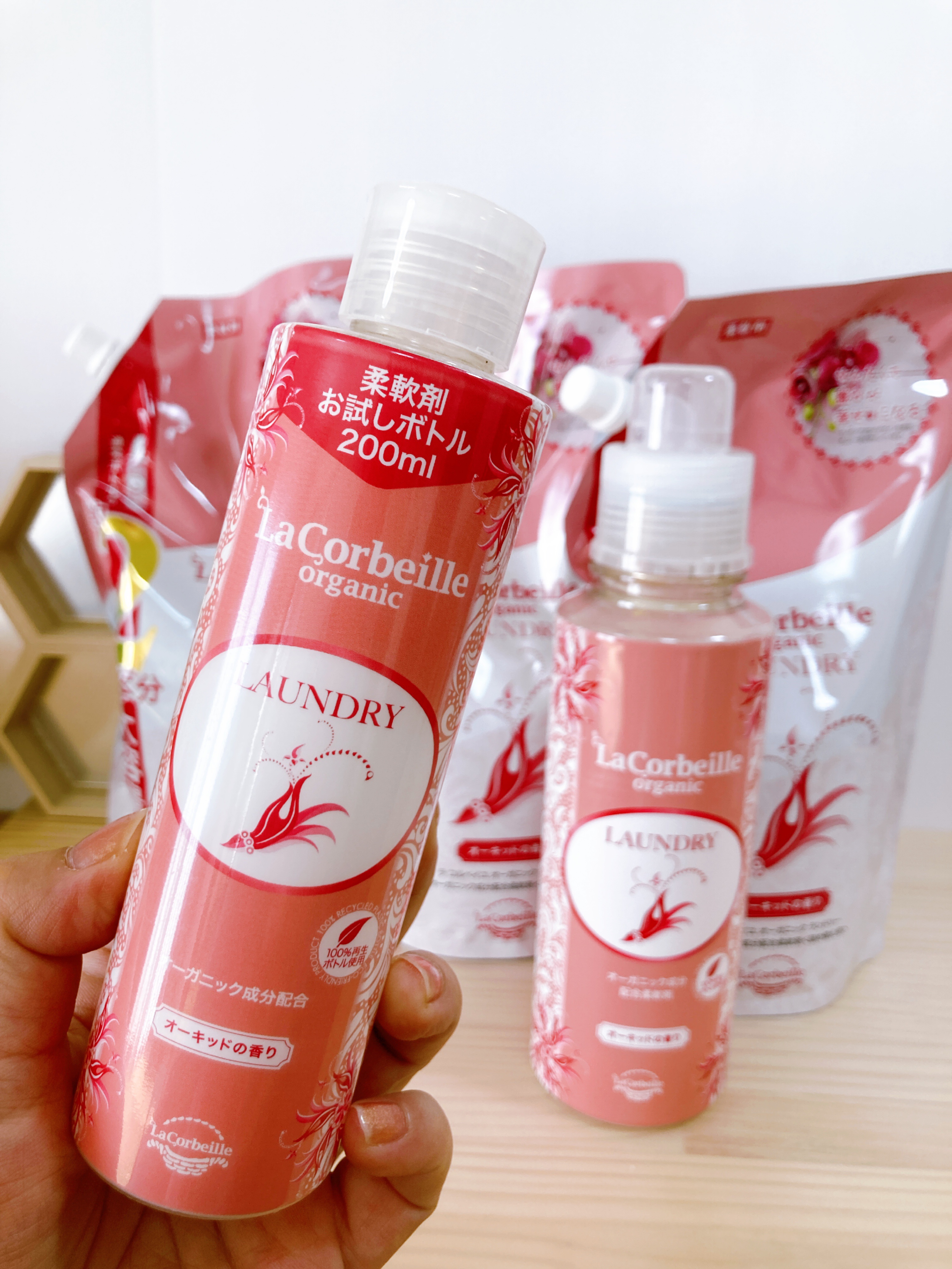 オーガニック ランドリー オーキッドの香り/ラ　コルベイユ/洗濯洗剤を使ったクチコミ（3枚目）