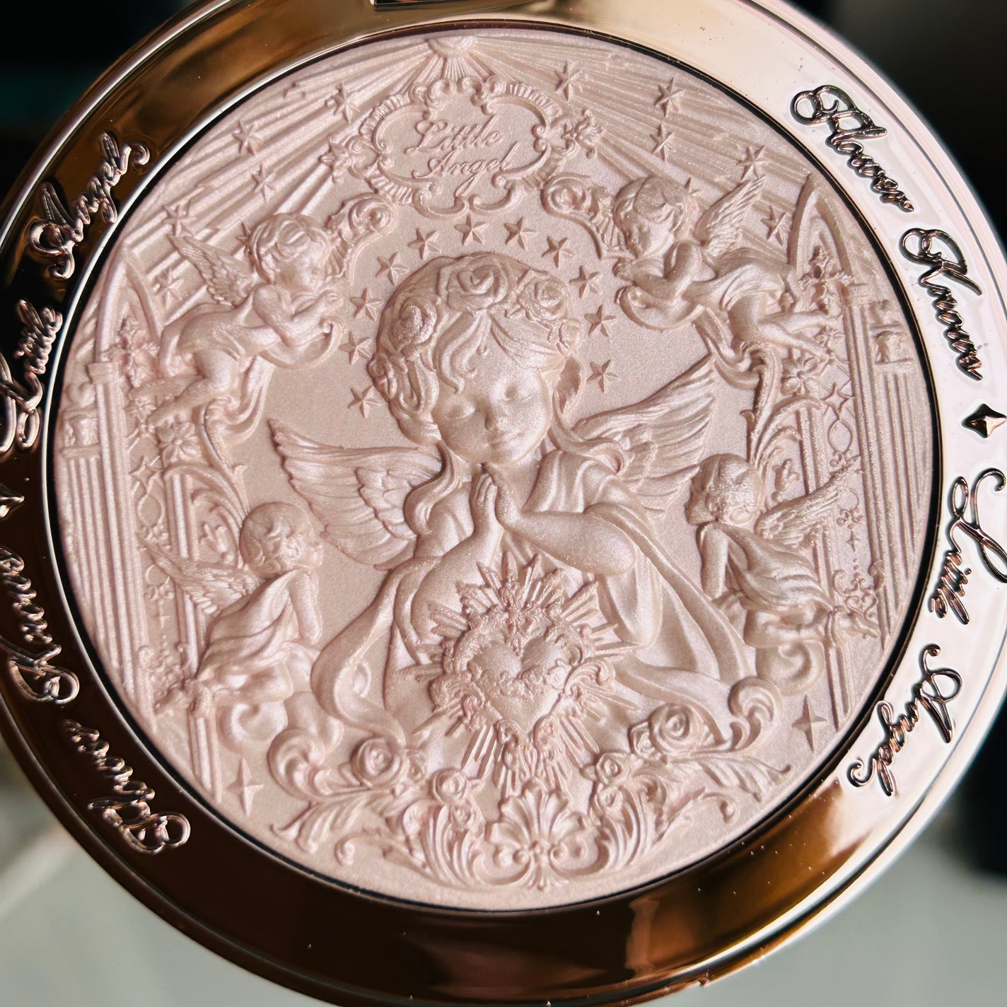 フラワーノーズ リトルエンジェルコレクション ハイライター/FlowerKnows/パウダーハイライトを使ったクチコミ(4枚目)