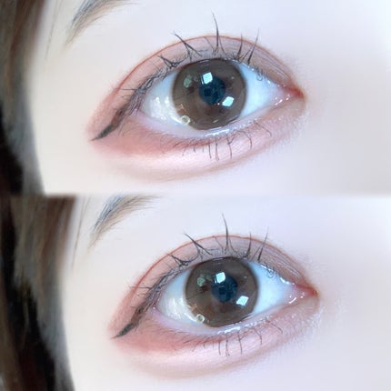 びゃっこまる on LIPS 「ふんわりミルキーカラー×極細フチで儚い瞳に🫧オーレンズのシャイ..」(6枚目)