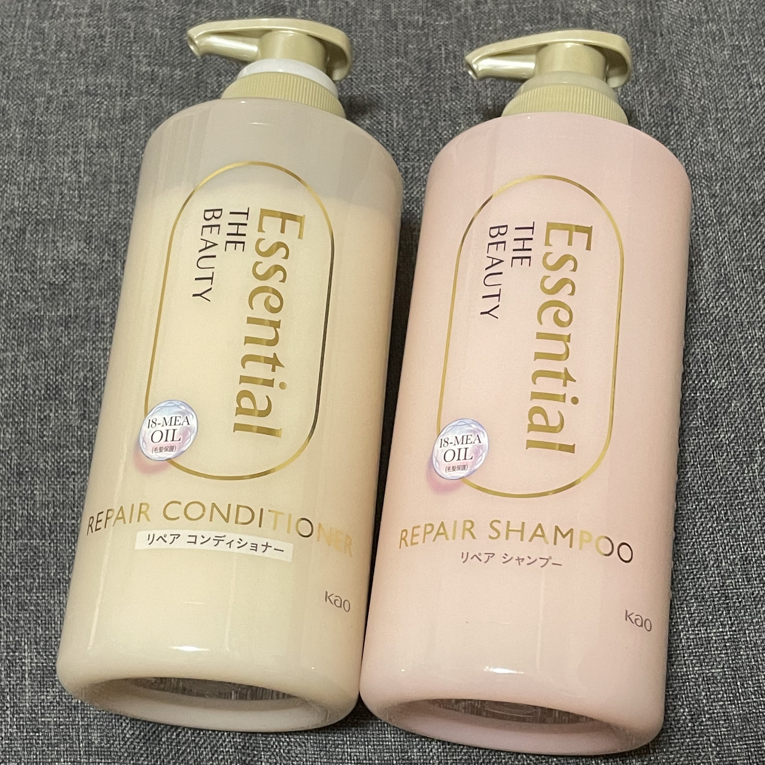 ザビューティ リペアシャンプー・コンディショナー/エッセンシャル/市販シャンプーを使ったクチコミ（1枚目）