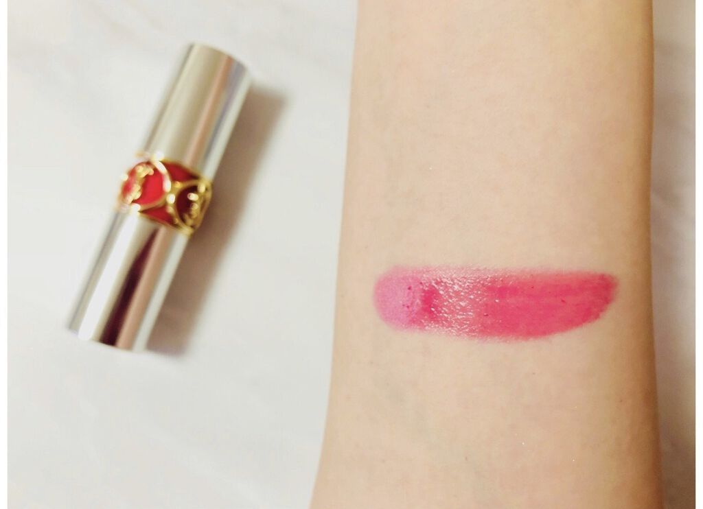 ヴォリュプテ ティントインバーム No.12 トライミーベリー/YVES SAINT LAURENT BEAUTE/口紅を使ったクチコミ（2枚目）