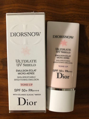 【旧】スノー UVシールド トーンアップ 50+/Dior/日焼け止め・UVケアを使ったクチコミ（1枚目）