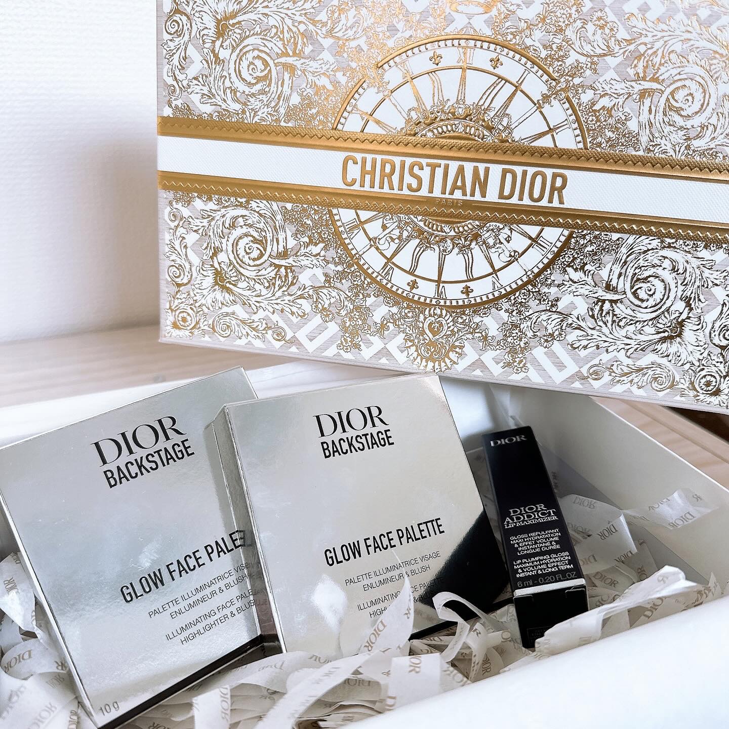 【旧】ディオール バックステージ フェイス グロウ パレット/Dior/ハイライトを使ったクチコミ（1枚目）