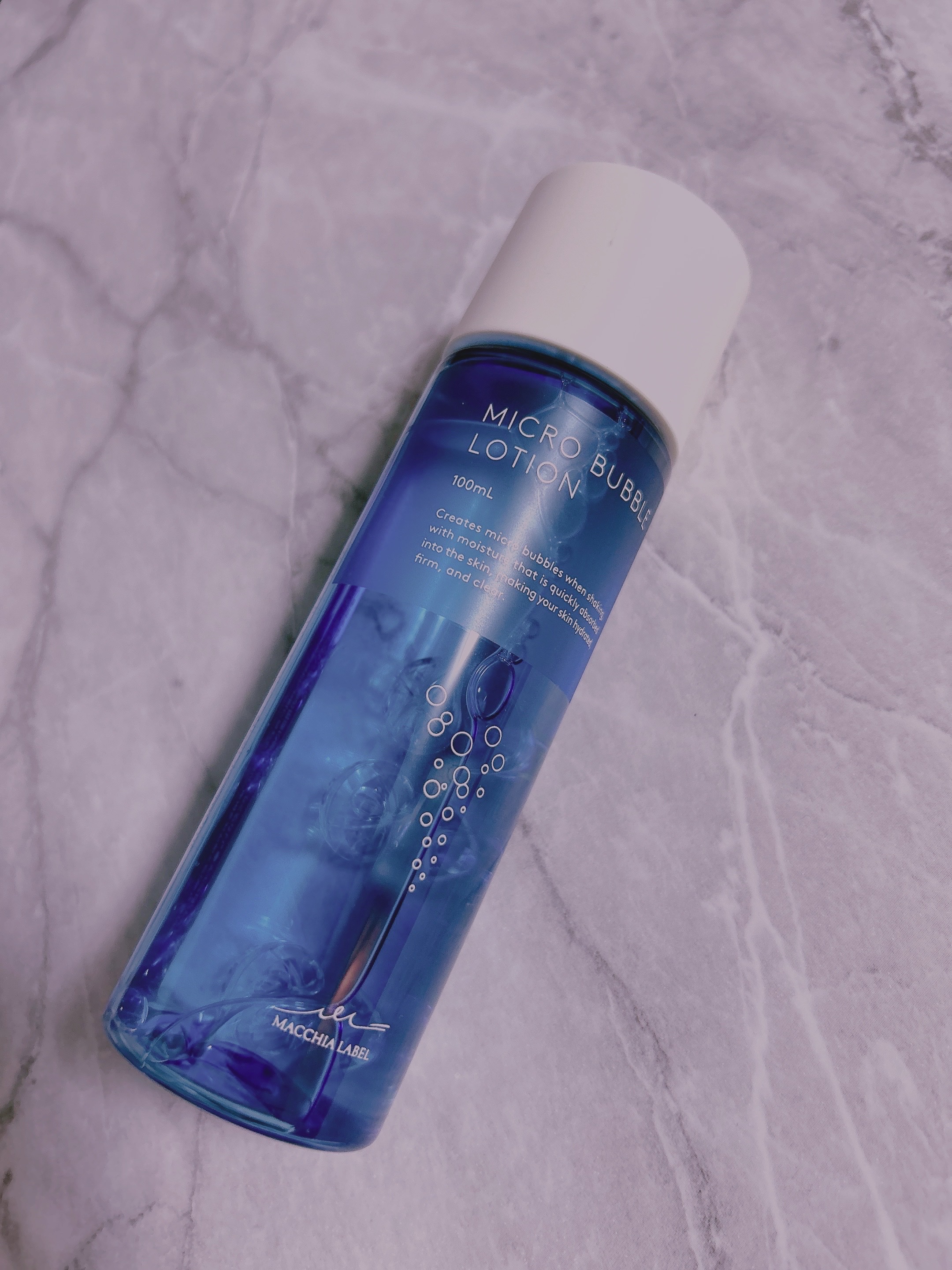 薬用マイクロバブルローション/Macchia Label/化粧水を使ったクチコミ（1枚目）