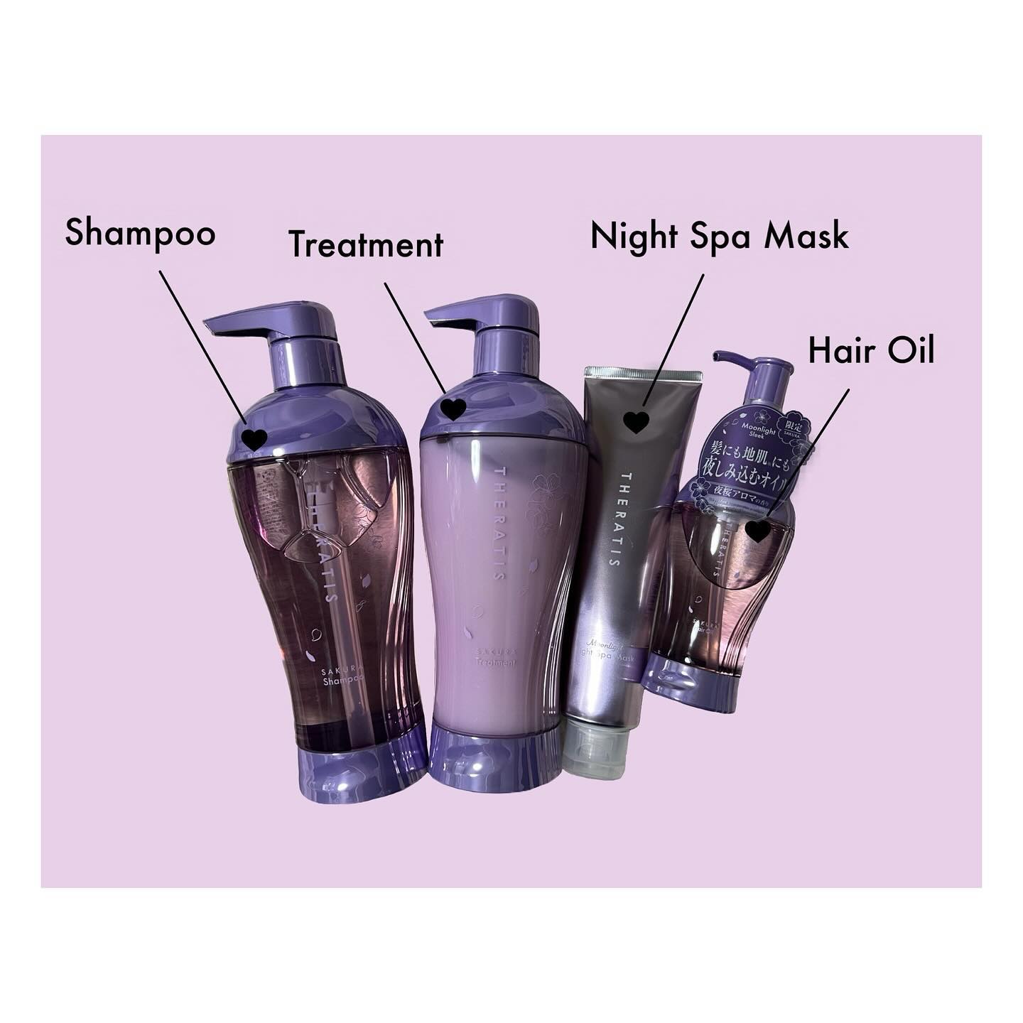 セラティス サクラ ムーンライト スリーク トリプルセット/THERATIS/市販シャンプーを使ったクチコミ（2枚目）