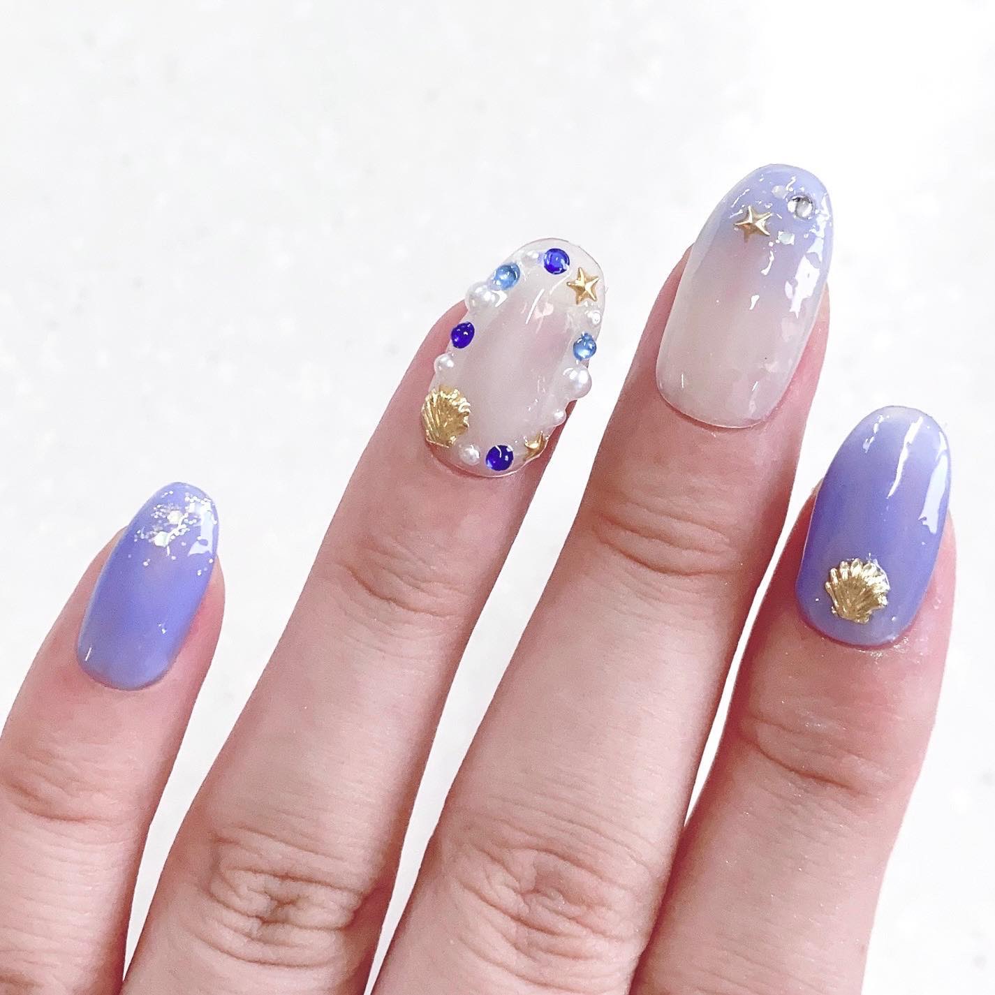 ジェルネイル（ライト対応）/セリア/ジェルネイルを使ったクチコミ（1枚目）