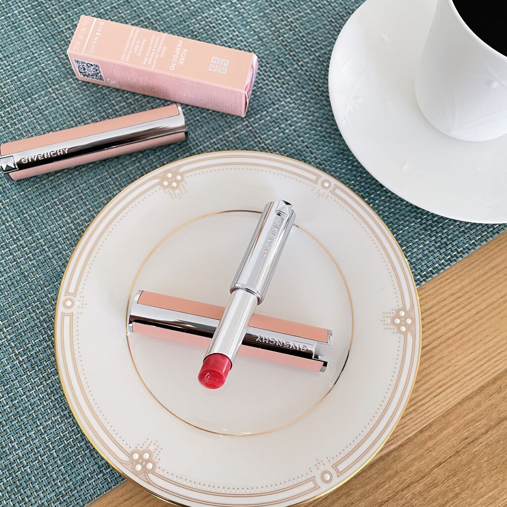 ローズ・パーフェクト/GIVENCHY/リップバームを使ったクチコミ（2枚目）