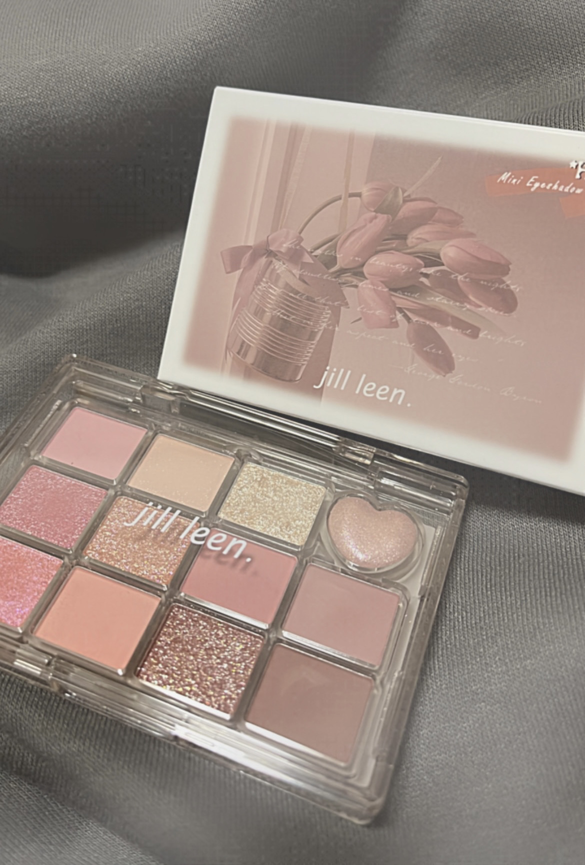 シャイニング12色ミニアイシャドウパレット HT05/jill leen./アイシャドウパレットを使ったクチコミ（1枚目）
