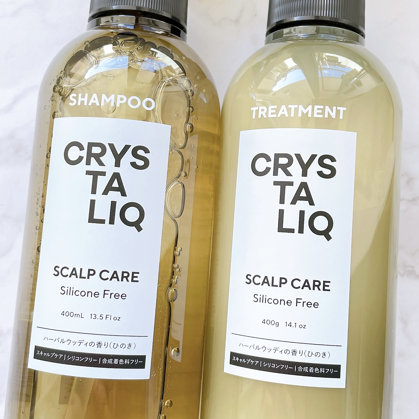 CRYSTALIQ スキャルプケア シャンプー/トリートメント/Crystaliq /市販シャンプーを使ったクチコミ（2枚目）