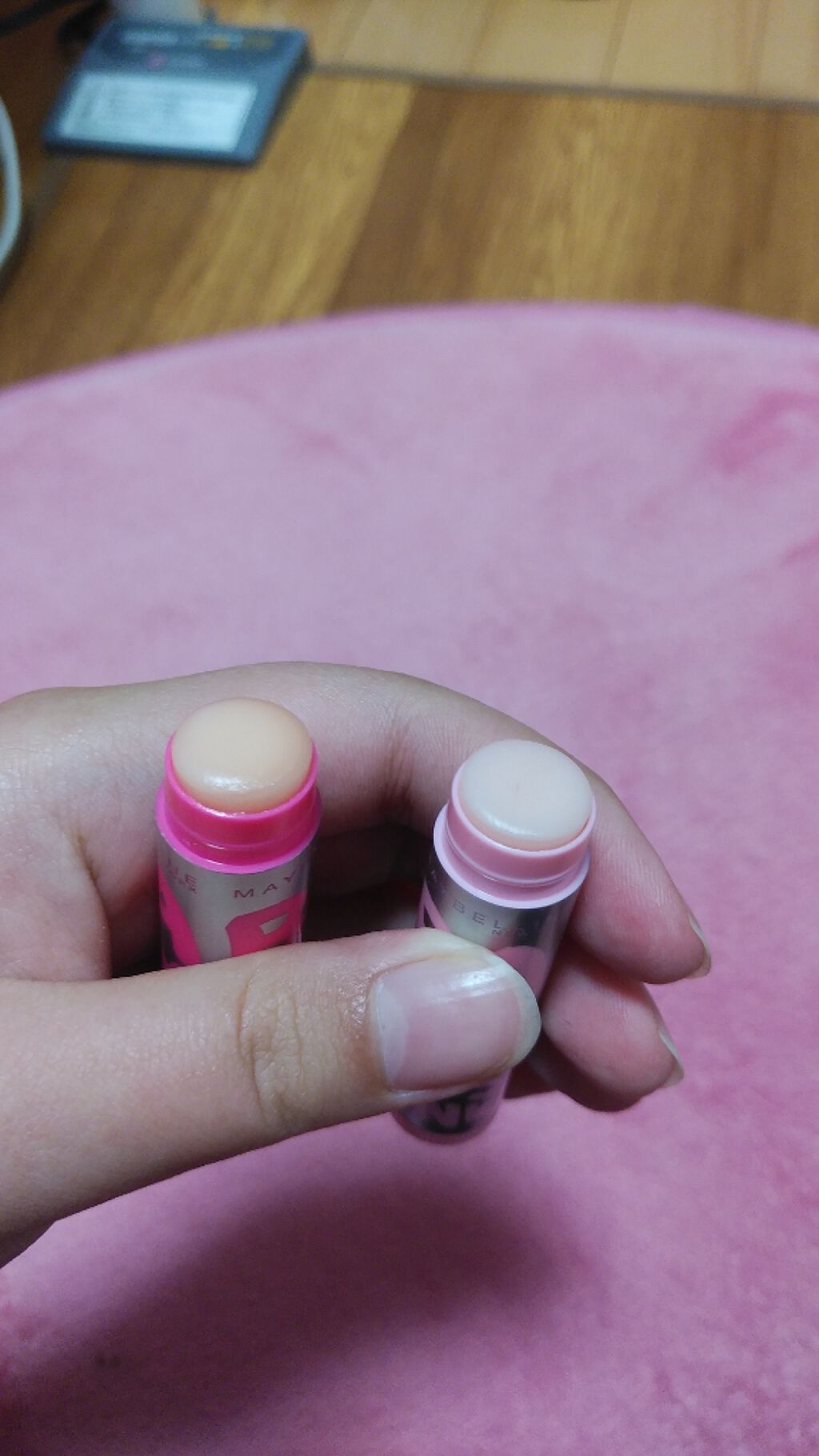 リップクリーム ピンクグロウ/MAYBELLINE NEW YORK/リップケアを使ったクチコミ（3枚目）