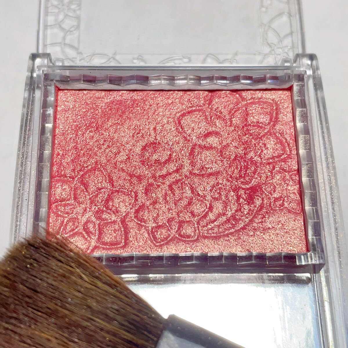 パールグロウチーク/CEZANNE/パウダーチークを使ったクチコミ(2枚目)