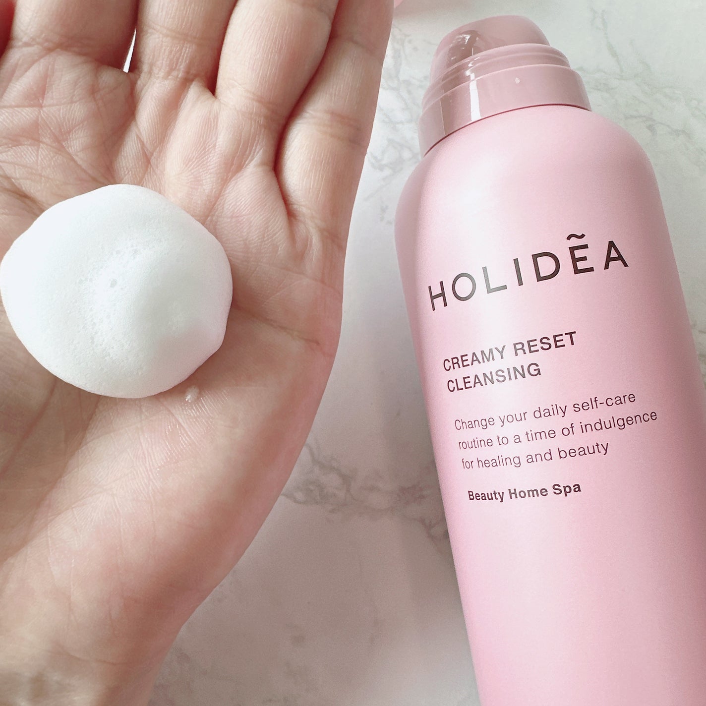 ホリーディア クリーミーリセットクレンジング/HOLIDEA/泡洗顔を使ったクチコミ(2枚目)