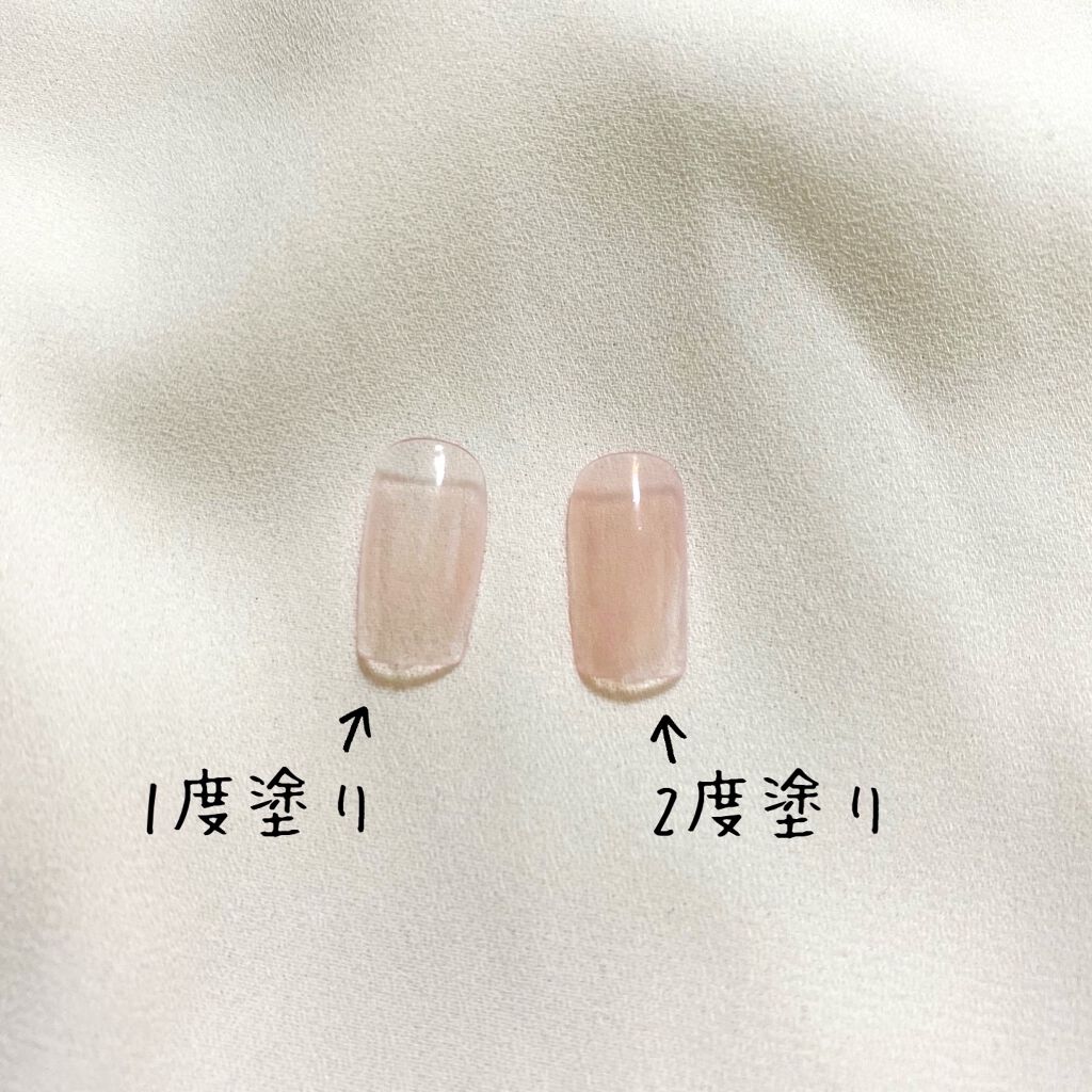 グロッシーネイルカラー A 01 ミルキーピンク/デュカート/マニキュアを使ったクチコミ（3枚目）
