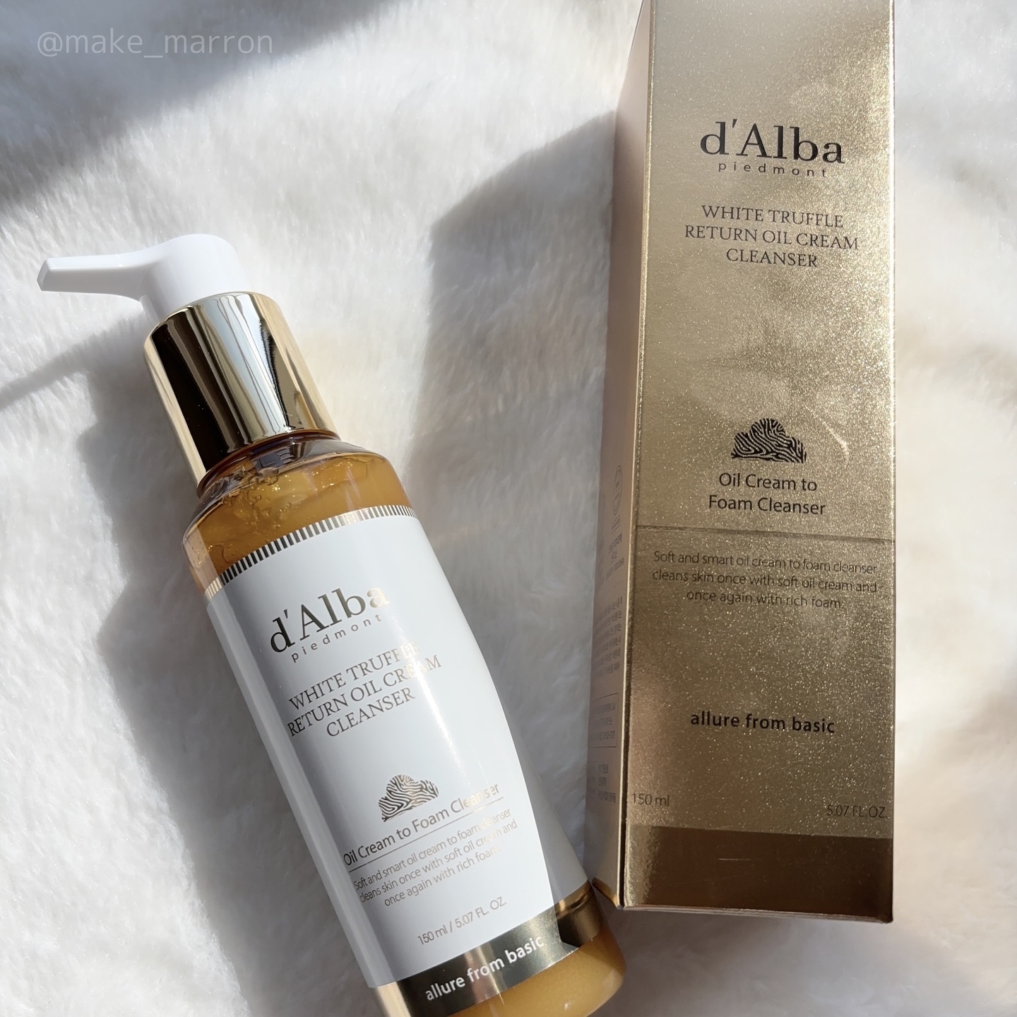 ホワイトトリュフリターンオイルクリームクレンザー/ダルバ/クレンジングを使ったクチコミ（1枚目）