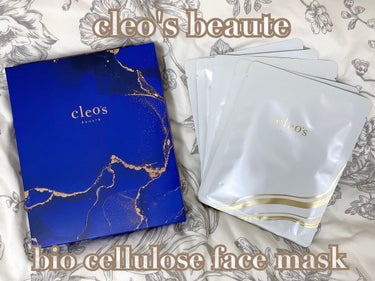 Cleo's Beauté バイオセルロースフェイスマスクのクチコミ「Cleo's Beauté
バイオセルロースフェイスマスク

クレオパトラの美しさをモチーフ.....」（1枚目）