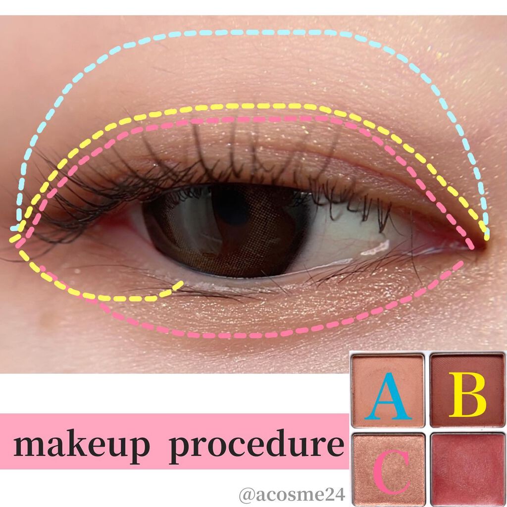 THE アイパレR/b idol/アイシャドウパレットを使ったクチコミ(2枚目)