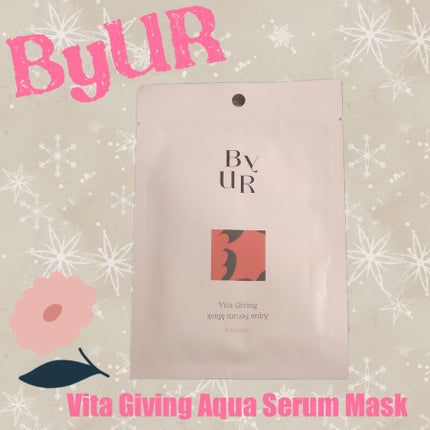 ビタギビング アクアセラムマスク 25mL×4 枚セット/ByUR/シートマスク・パックの画像