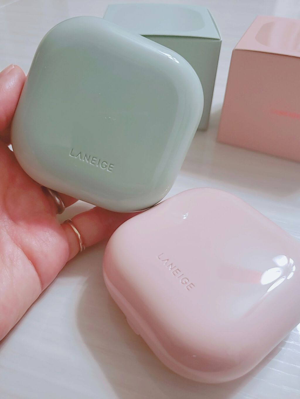 ネオクッション グロウ/LANEIGE/クッションファンデーションを使ったクチコミ（1枚目）