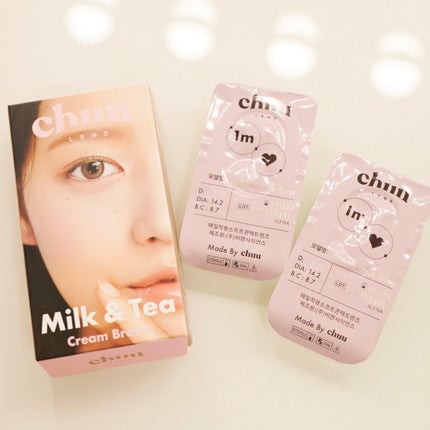 chuuLENS Milk&Tea 1day/chuu LENS/ワンデー(1DAY)カラコンを使ったクチコミ(4枚目)